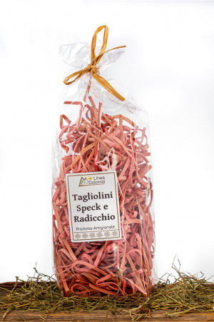 Tagliolini speck e radicchio