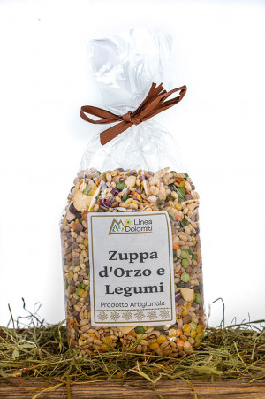 Zuppa d'orzo e legumi